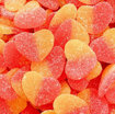 Picture of 30g Gummy Sour Peach Hearts